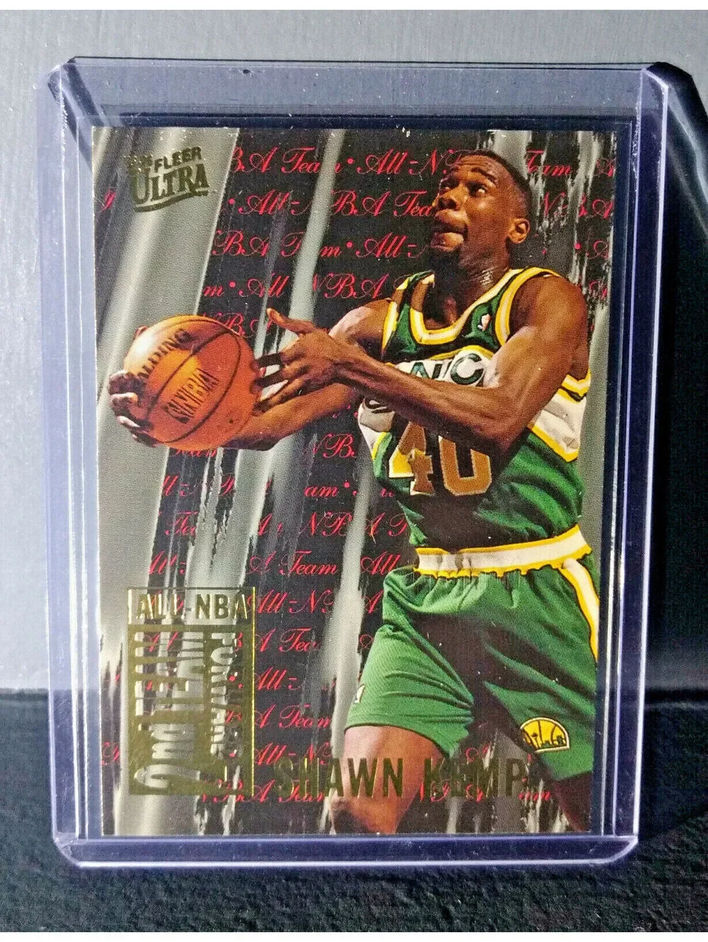 1995-96 Shawn Kemp Fleer Ultra All-NBA Team #7 Basketball Card